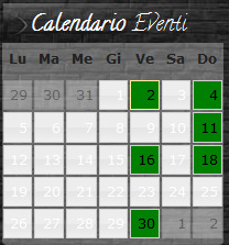 Calendario Eventi